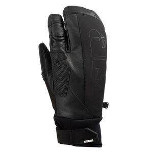 1641 Fisticuff Trigger Finger Snow Mitten (black - 2x-large)